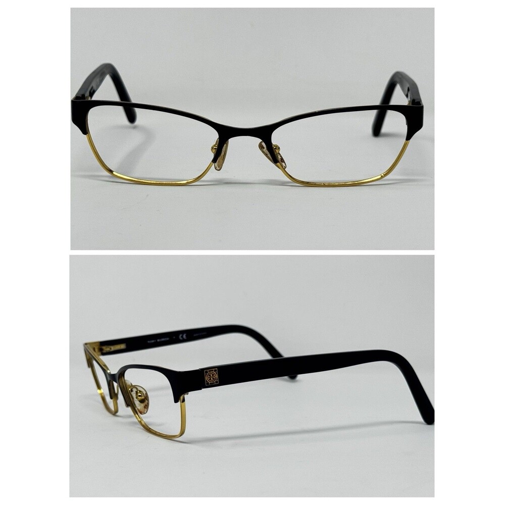 Tory Burch TY 1040 3031 Eyeglass Frames Black Gold 51-18-135